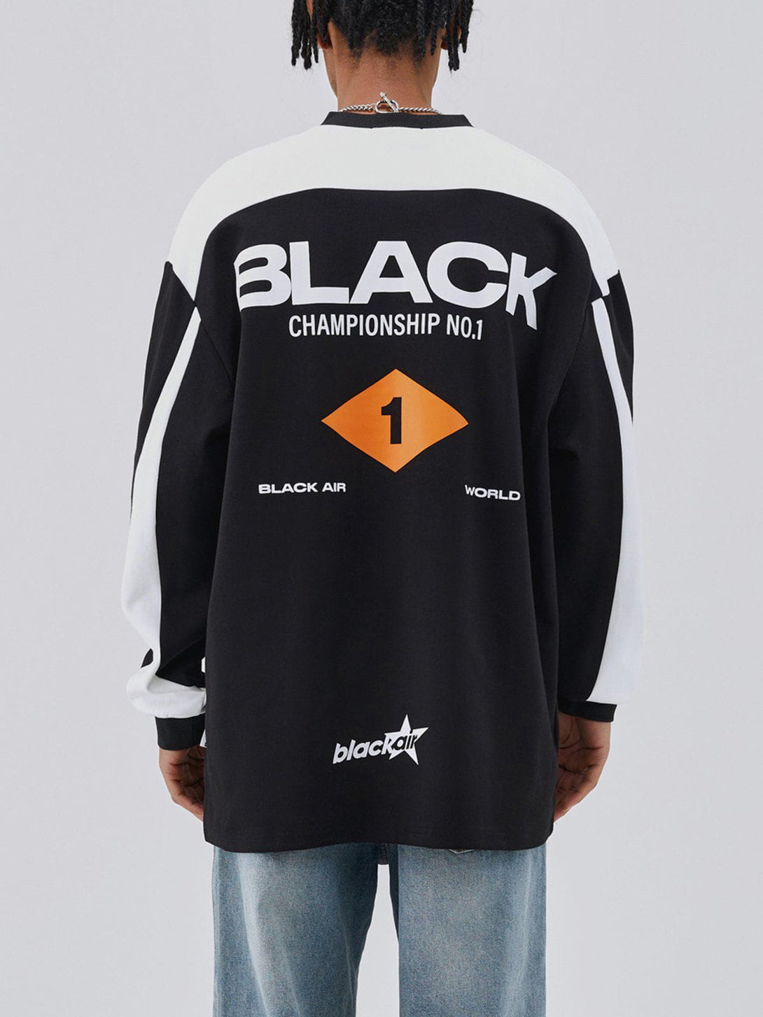 AlanBalen® - Contrast BLACKAIR Sweatshirt AlanBalen