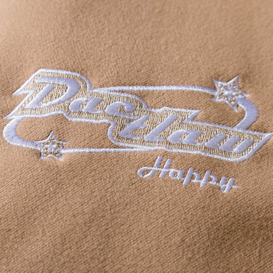 AlanBalen® - Contrast Stitching Star Embroidery Winter Coat AlanBalen