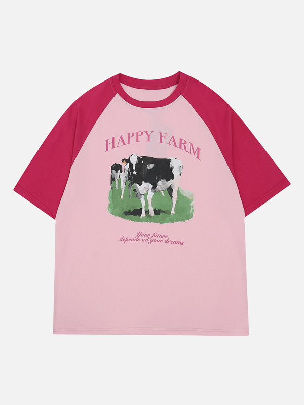 AlanBalen® - Cow Printing Tee AlanBalen