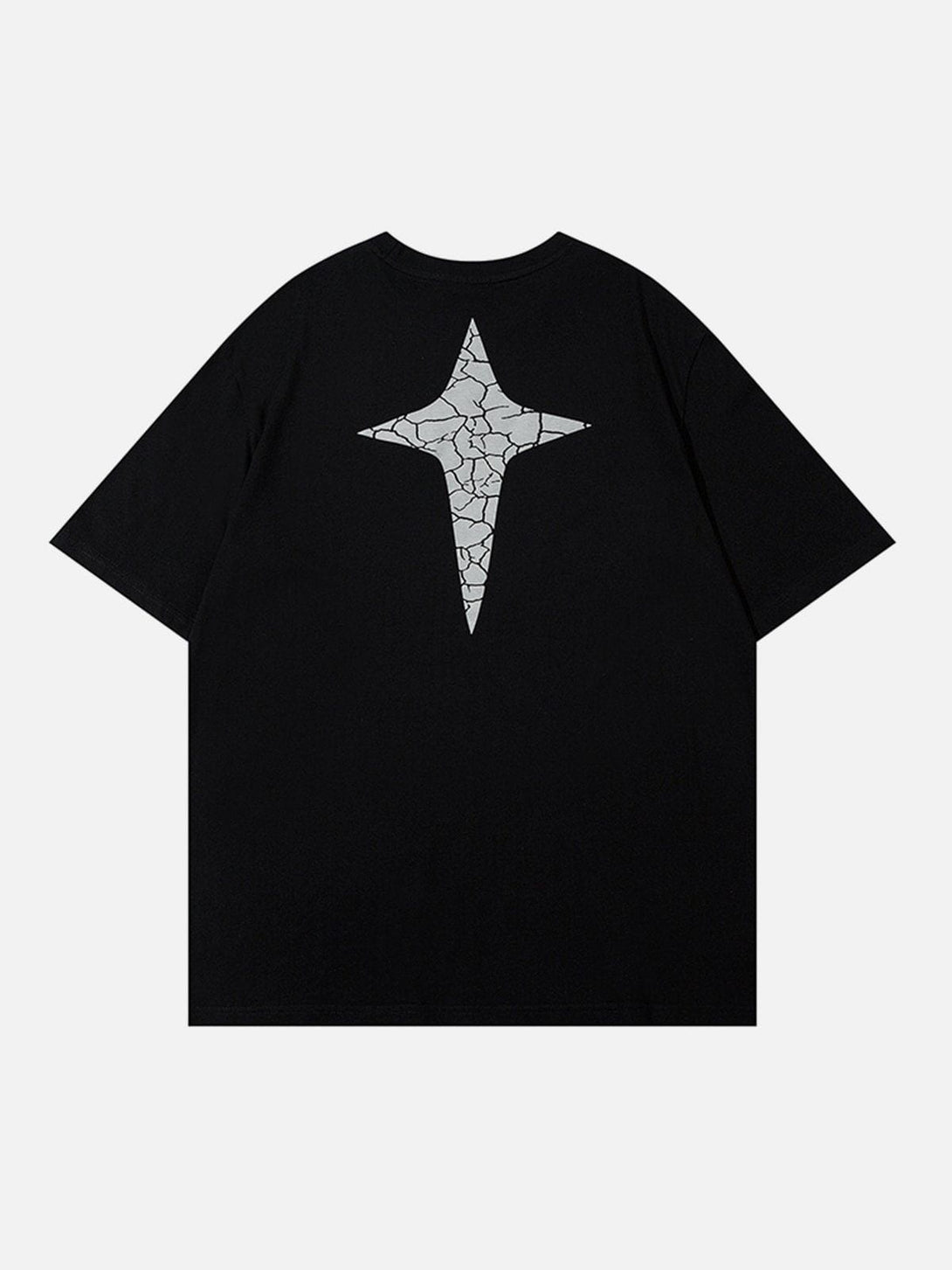 AlanBalen® - Cracked Print Star Vertigo Tee AlanBalen