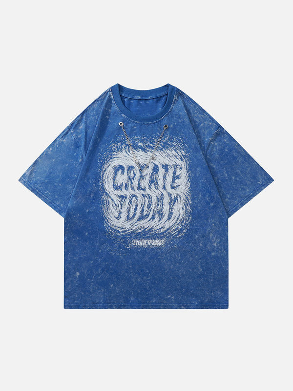 AlanBalen® - Create Today Necklace Washed Tee AlanBalen