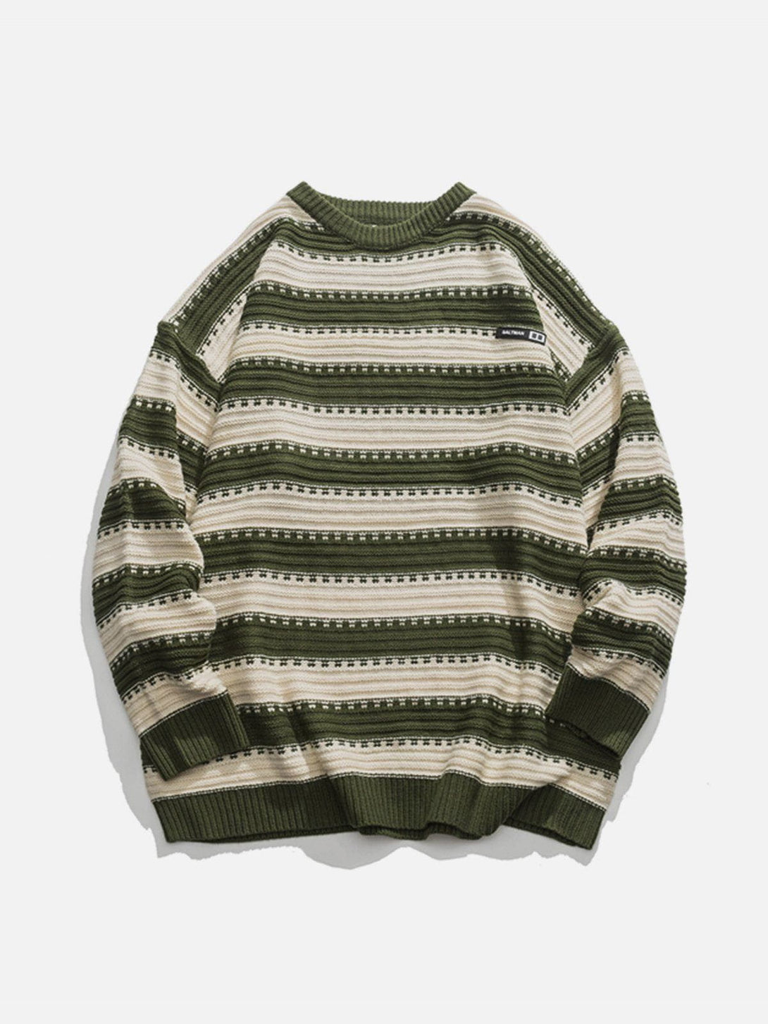 AlanBalen® - Crewneck Striped Sweater AlanBalen