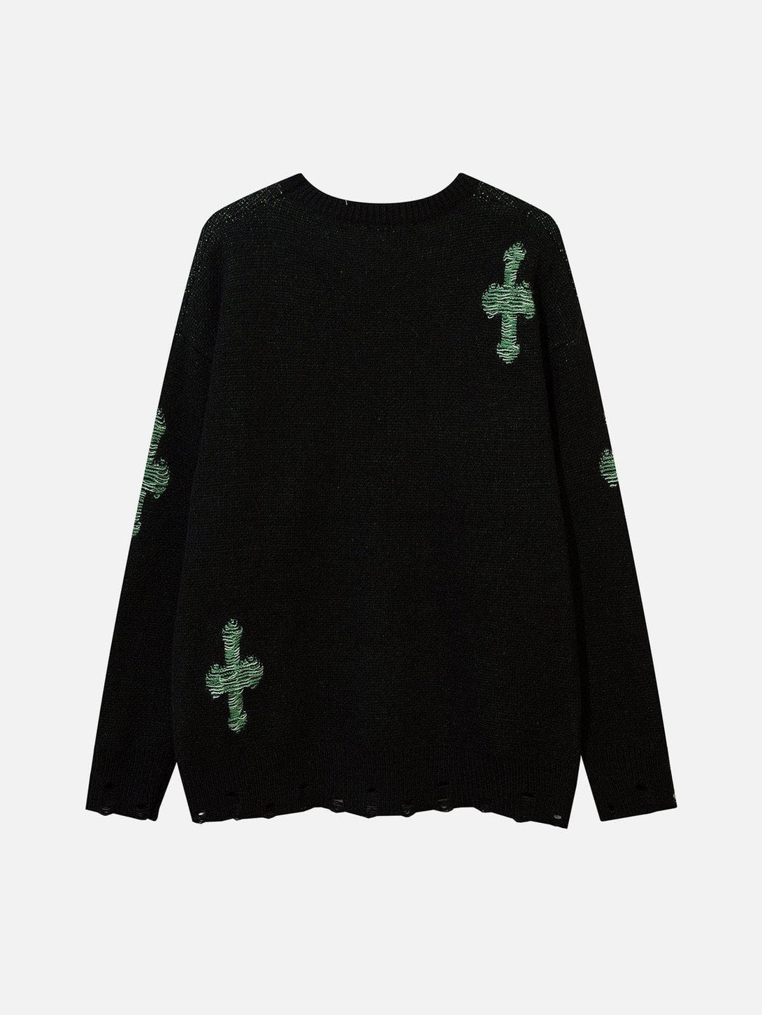 AlanBalen® - Cross Contrast Jacquard Sweater AlanBalen