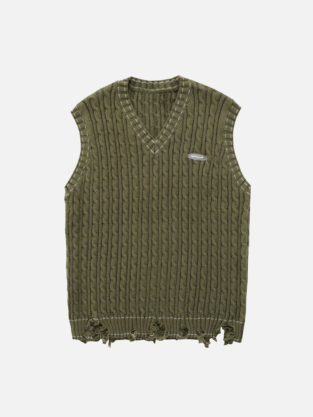 AlanBalen® - Cut Hem Sweater Vest AlanBalen