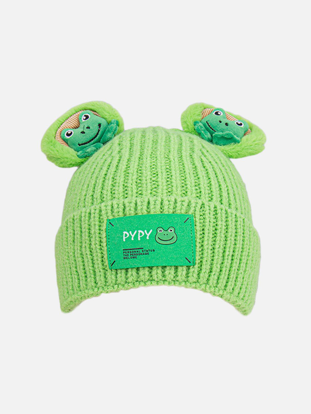 AlanBalen® - Cute Cartoon 3D Frog Knitting Hat AlanBalen