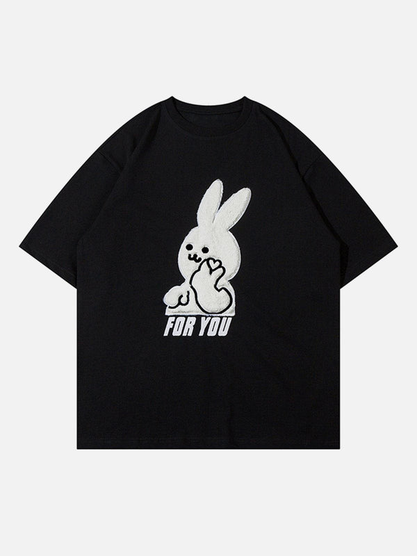 AlanBalen® - Cute Love Rabbit Graphic Tee AlanBalen