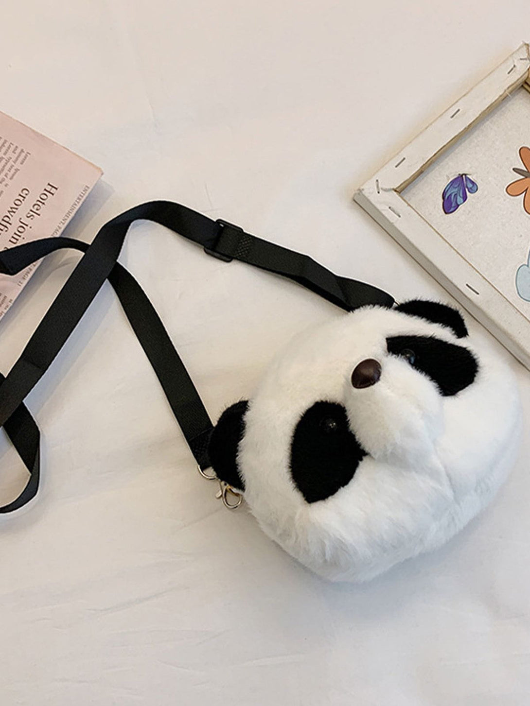 AlanBalen® - Cute Plush Panda Head Bag AlanBalen