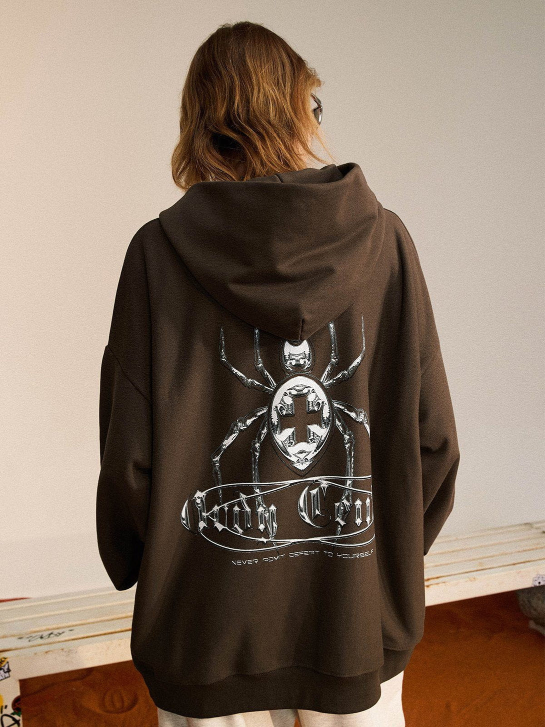 AlanBalen® - Deadly Venomous Spider Thermo Print Hoodie AlanBalen