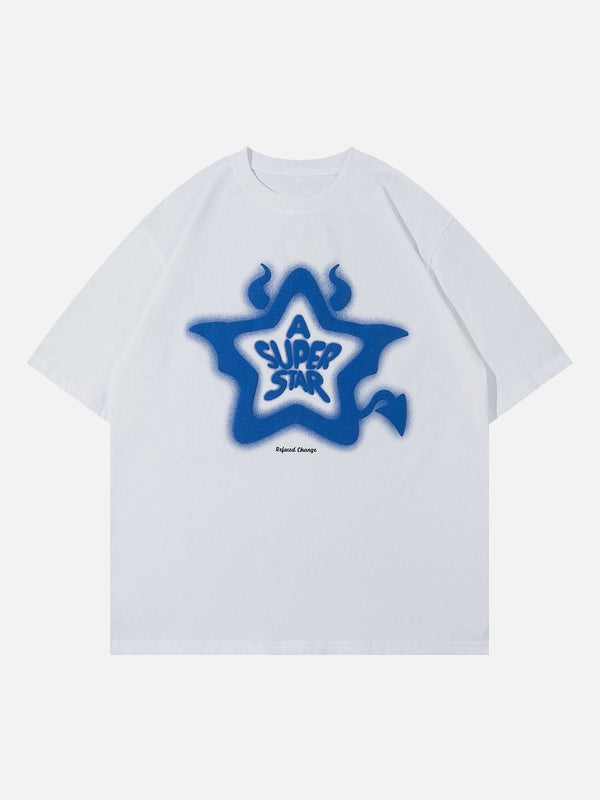 AlanBalen® - Demon Star Graphic Tee AlanBalen