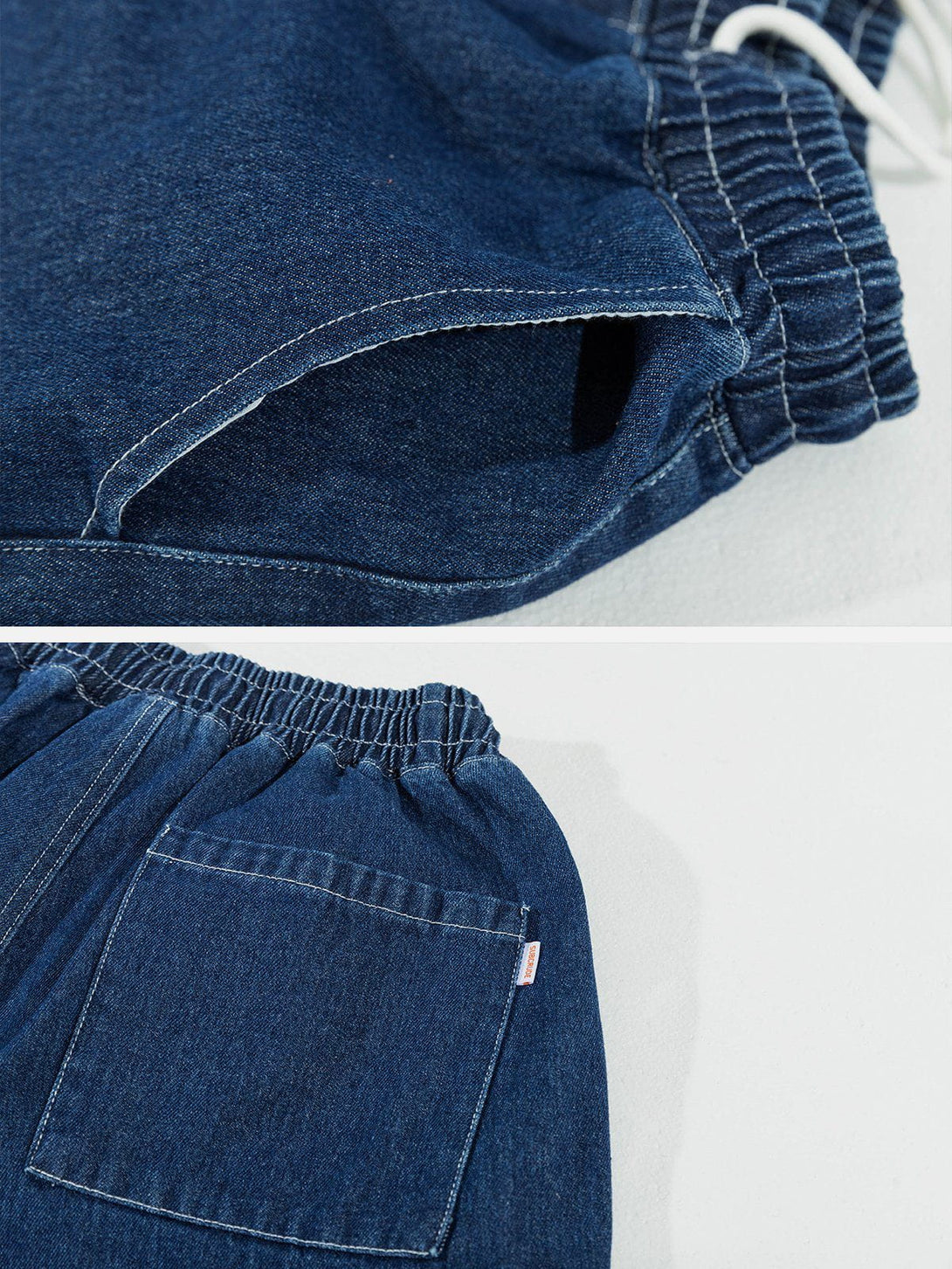 AlanBalen® - Designer Pocket Denim Shorts AlanBalen