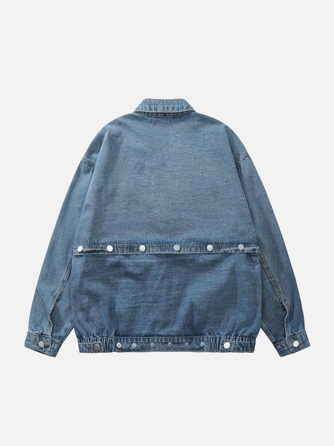 AlanBalen® - Detachable Patchwork Denim Jacket AlanBalen