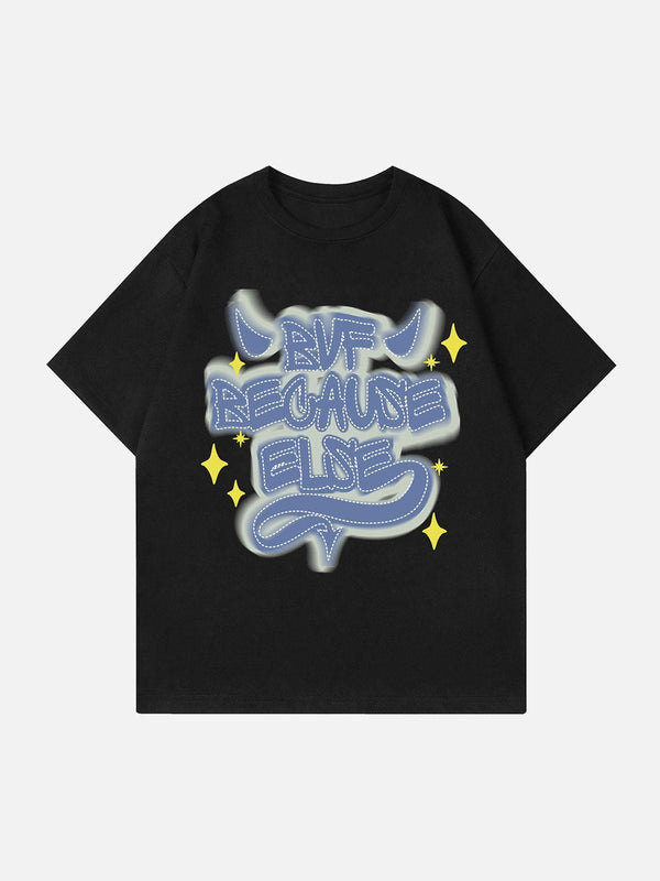 AlanBalen® - Devil Element Print Star Tee AlanBalen