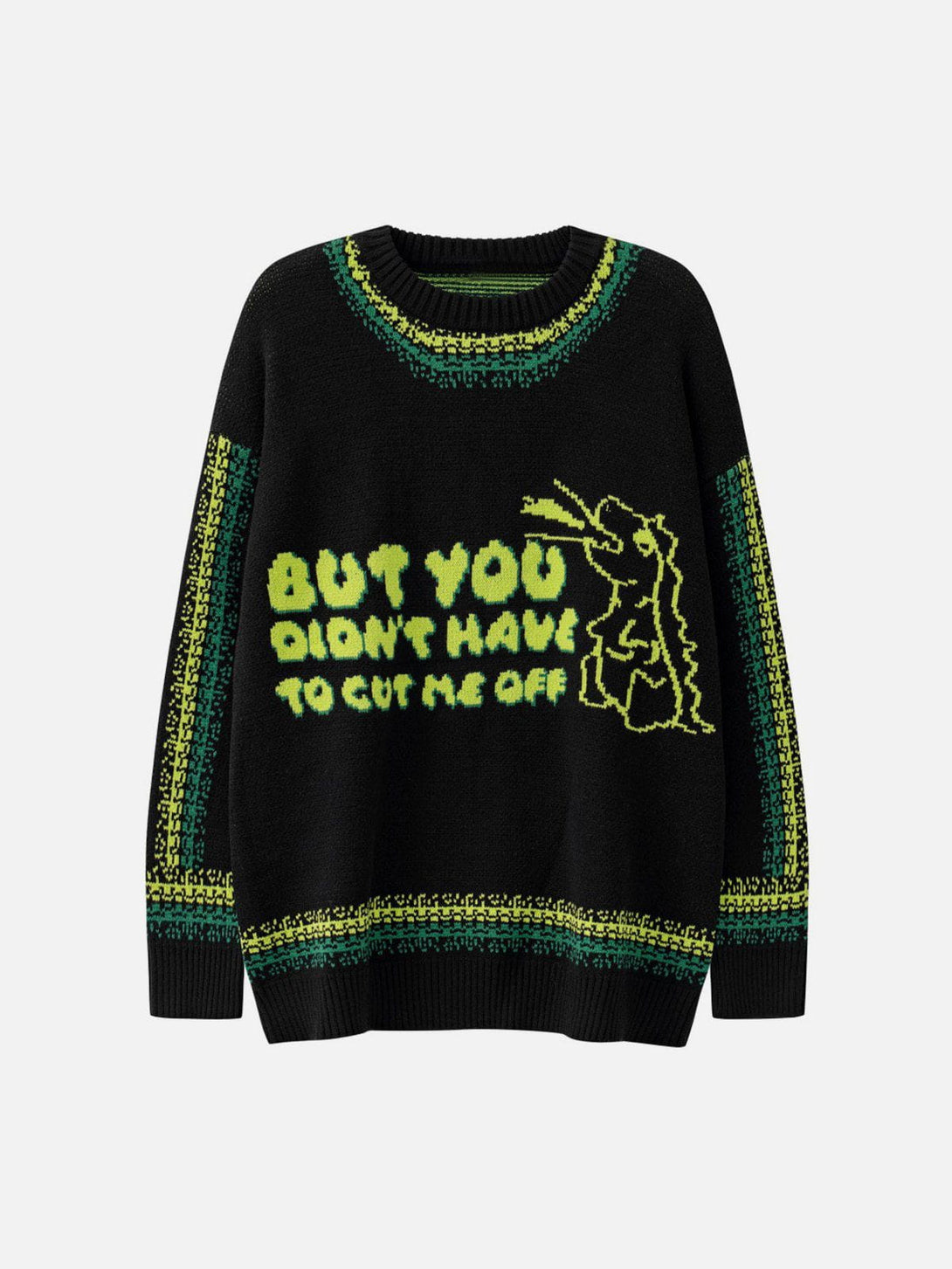 AlanBalen® - Dinosaur Embroidery Sweater AlanBalen