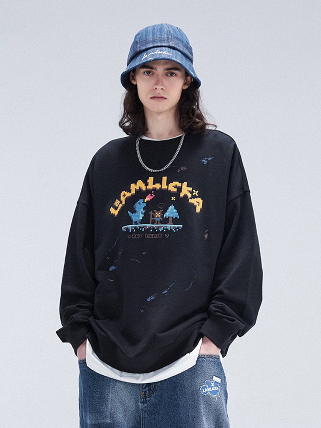 AlanBalen® - Dinosaurs Graphic Sweatshirt AlanBalen