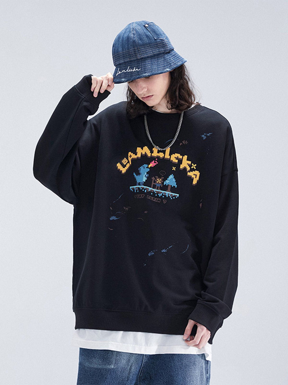 AlanBalen® - Dinosaurs Graphic Sweatshirt AlanBalen