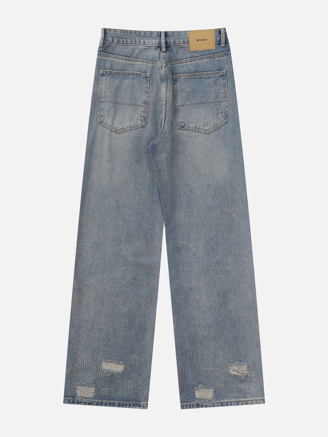 AlanBalen® - Distressed Washed Cotton Jeans AlanBalen