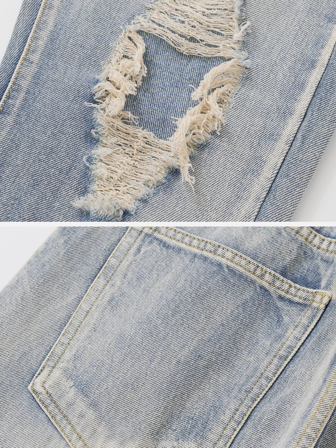 AlanBalen® - Distressed Washed Jeans AlanBalen