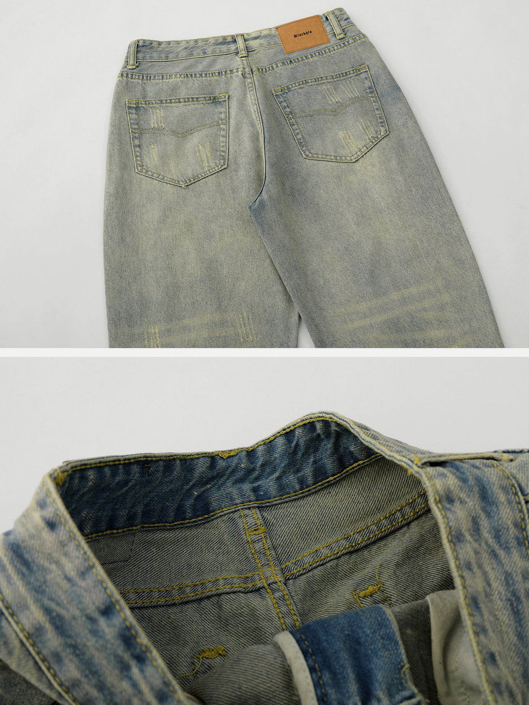 AlanBalen® - Distressed Washed Jeans AlanBalen