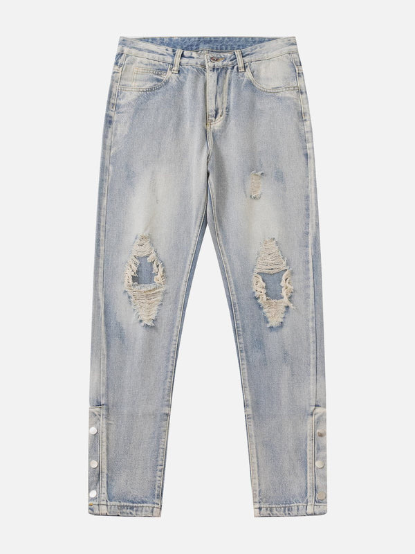 AlanBalen® - Distressed Washed Jeans AlanBalen