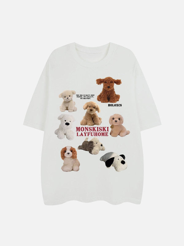 AlanBalen® - Dogs Print Tee AlanBalen