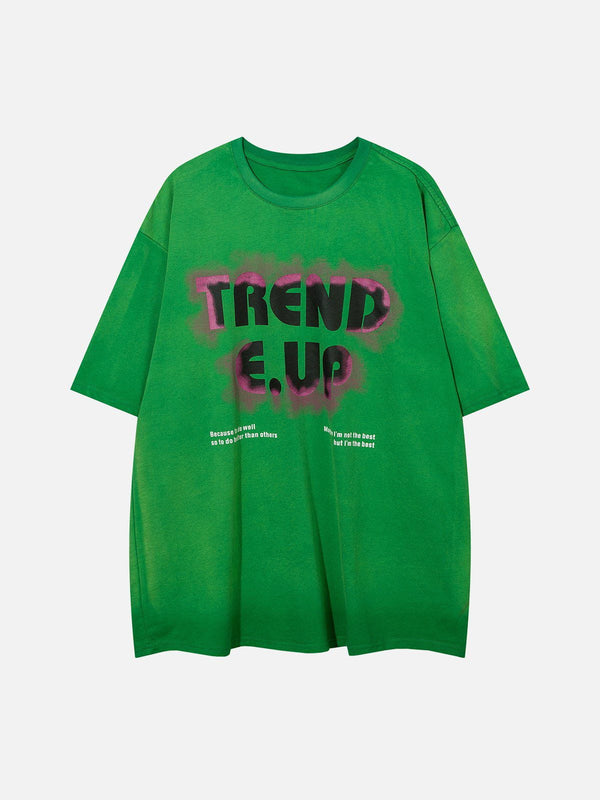 AlanBalen® - Doodle Letter Print Tee AlanBalen