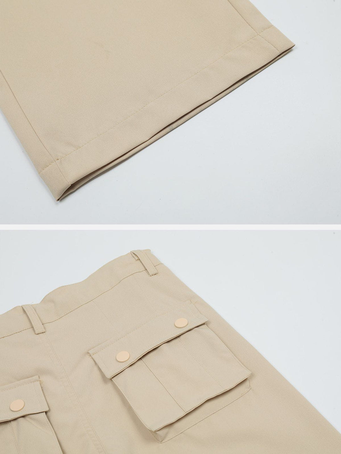 AlanBalen® - Drawstring Multi Pocket Cargo Pants AlanBalen