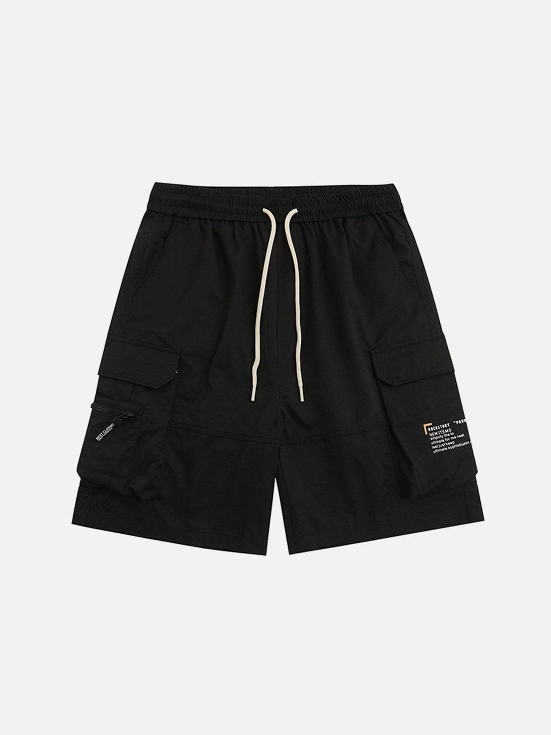 AlanBalen® - Drawstring Multi-Pocket Shorts AlanBalen