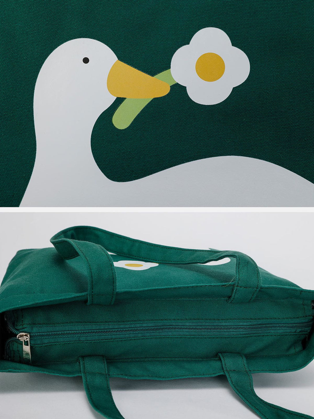 AlanBalen® - Duck Flower Canvas Bag AlanBalen