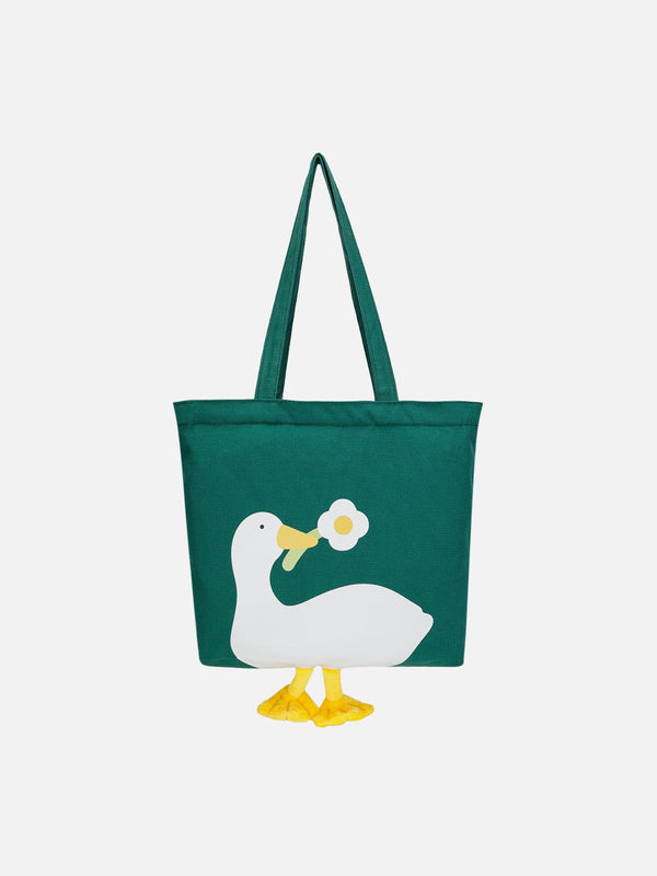 AlanBalen® - Duck Flower Canvas Bag AlanBalen