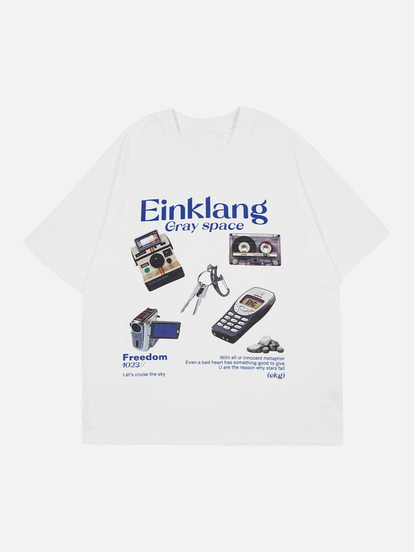 AlanBalen® - Einklang Camera Print Tee AlanBalen