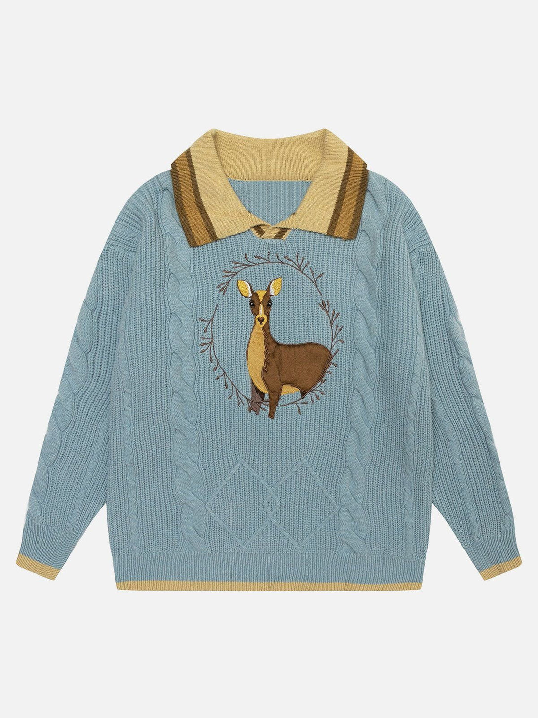AlanBalen® - Elk Polo Sweater AlanBalen