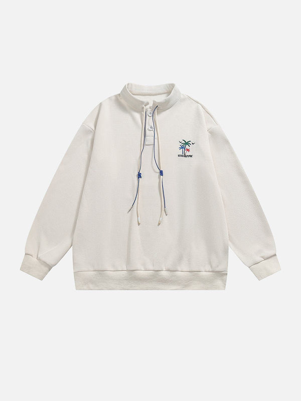 AlanBalen® - Embroidered Coconut Palm Sweatshirt AlanBalen