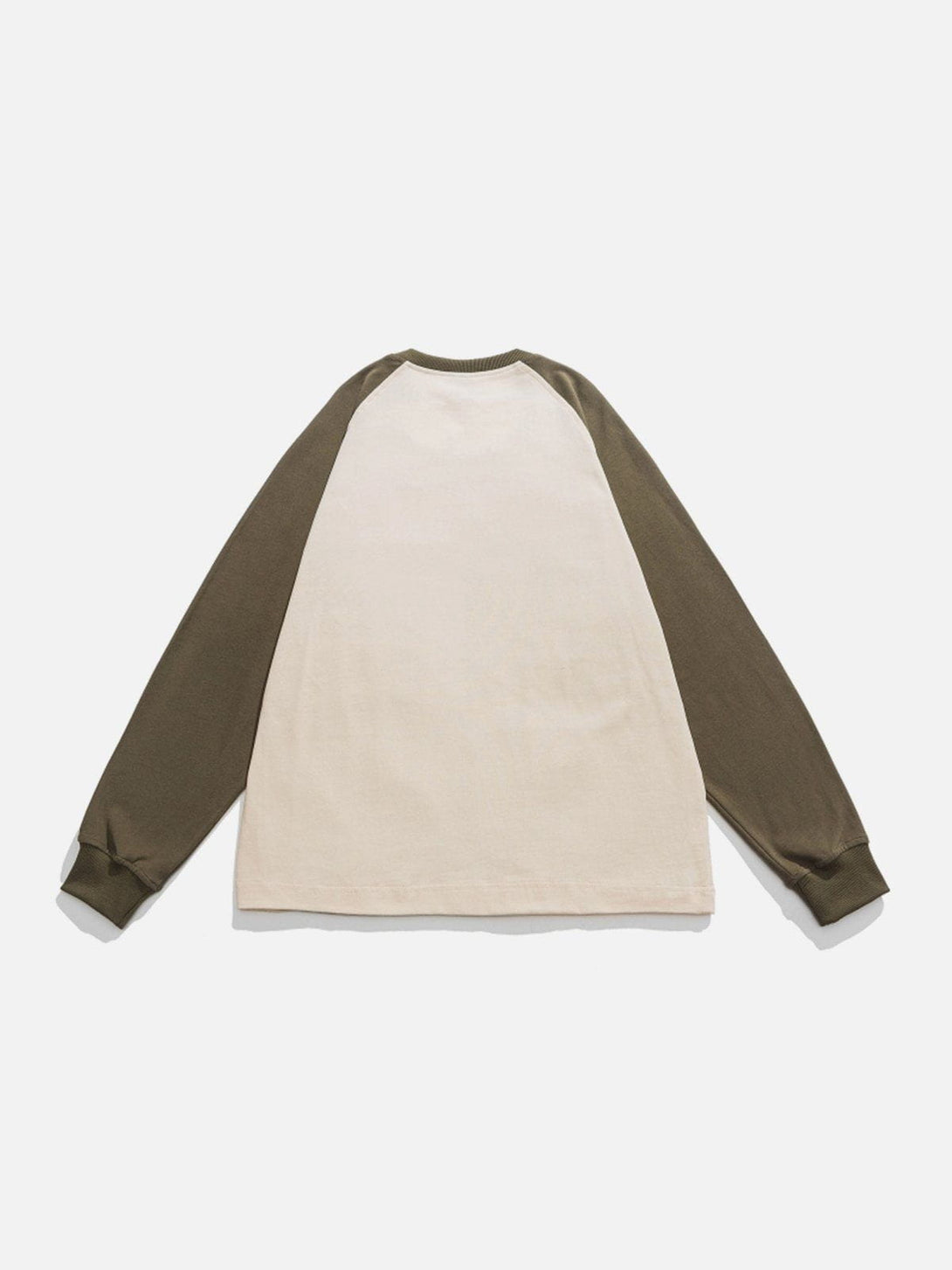 AlanBalen® - Embroidered Colour Clash Sweatshirt AlanBalen