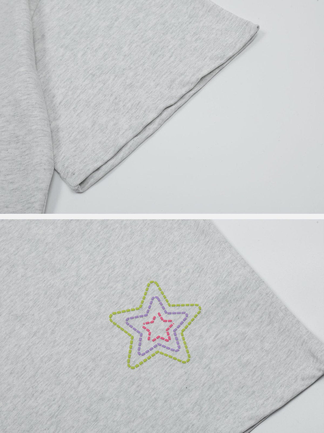 AlanBalen® - Embroidered Foam Star Tee AlanBalen