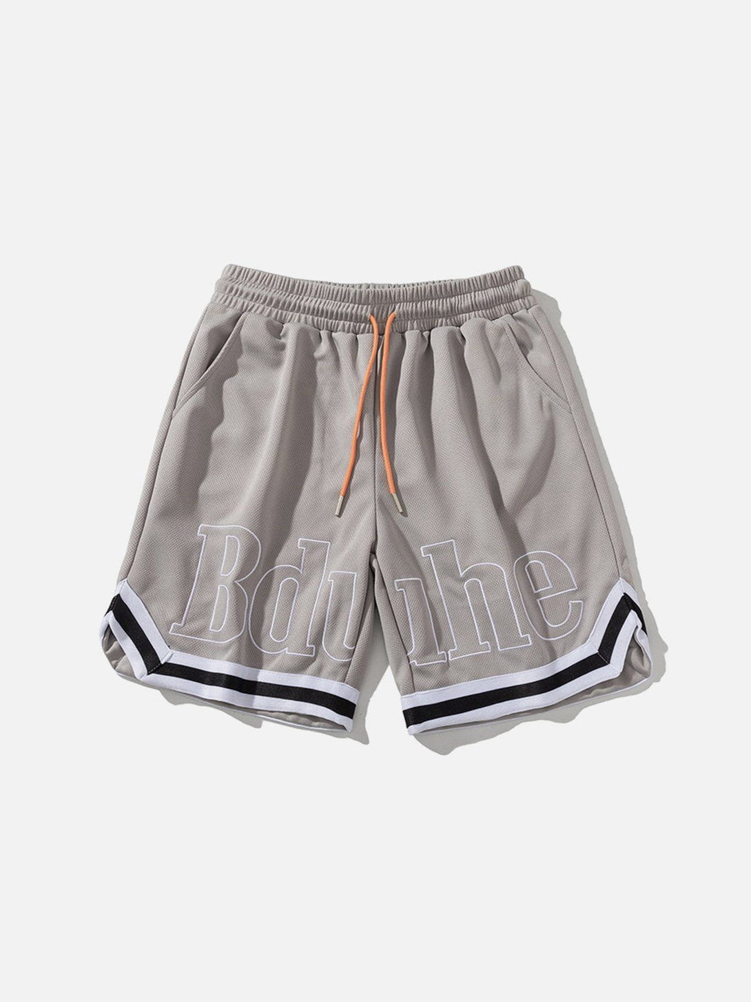 AlanBalen® - Embroidered Letters Sports Shorts AlanBalen