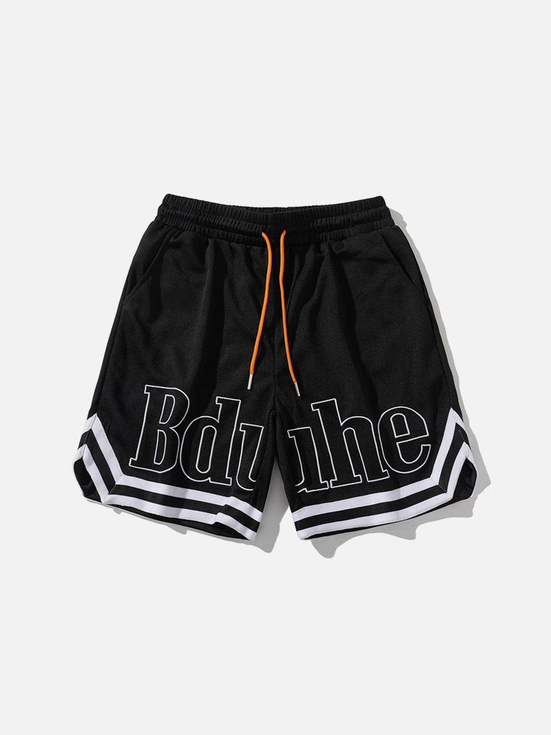 AlanBalen® - Embroidered Letters Sports Shorts AlanBalen