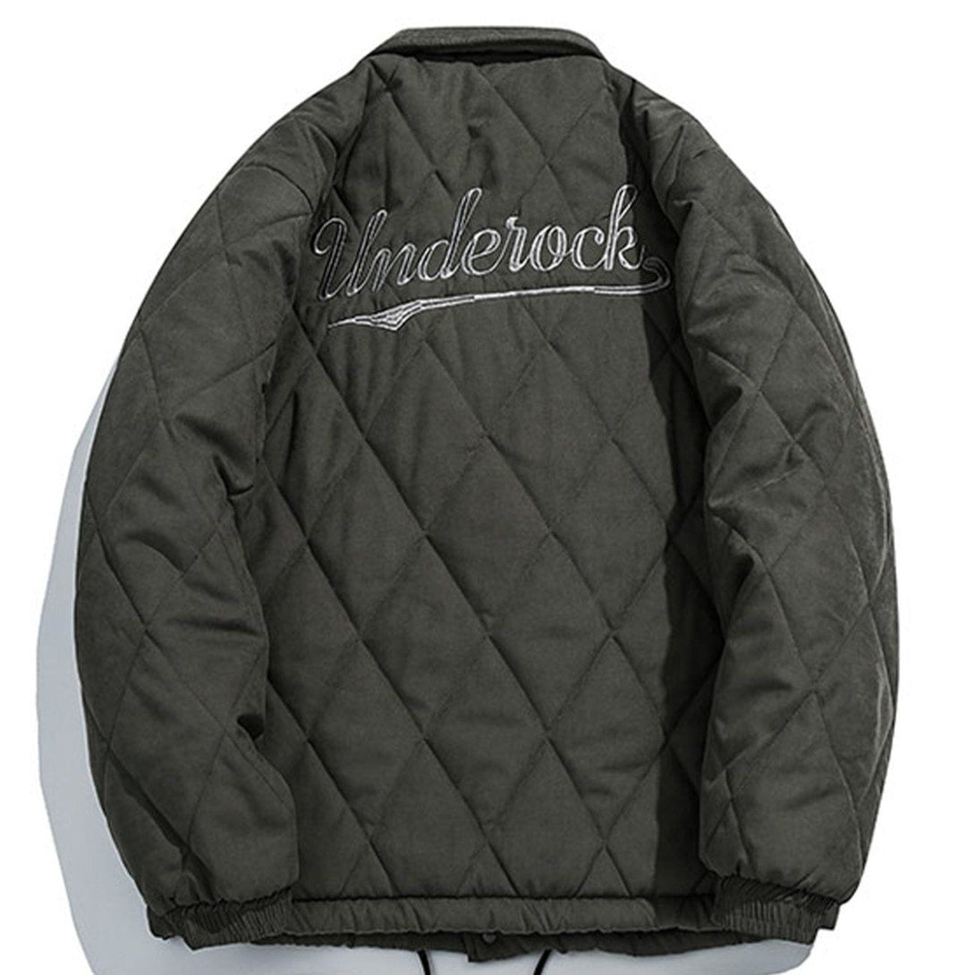 AlanBalen® - Embroidered Letters Winter Coat AlanBalen