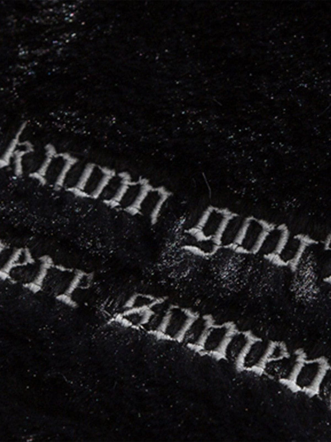 AlanBalen® - Embroidered Letters Winter Coat AlanBalen