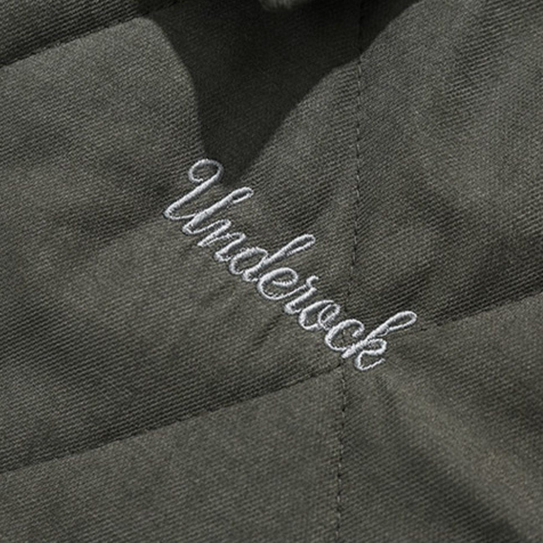 AlanBalen® - Embroidered Letters Winter Coat AlanBalen