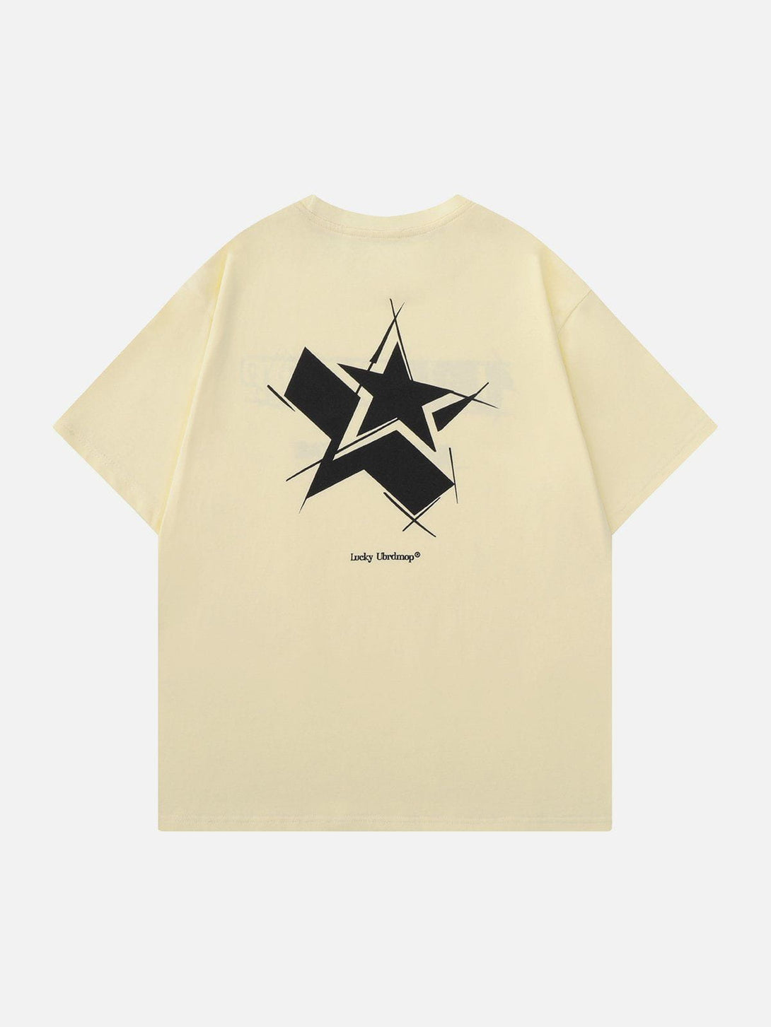 AlanBalen® - Embroidered Line Letter Stars Tee AlanBalen