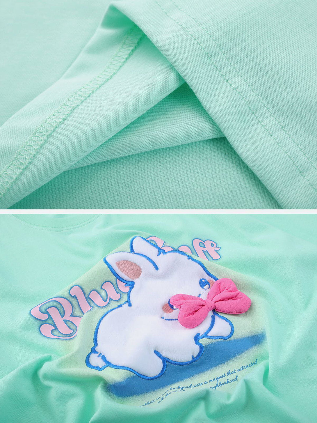 AlanBalen® - Embroidered Plush Rabbit Tee AlanBalen