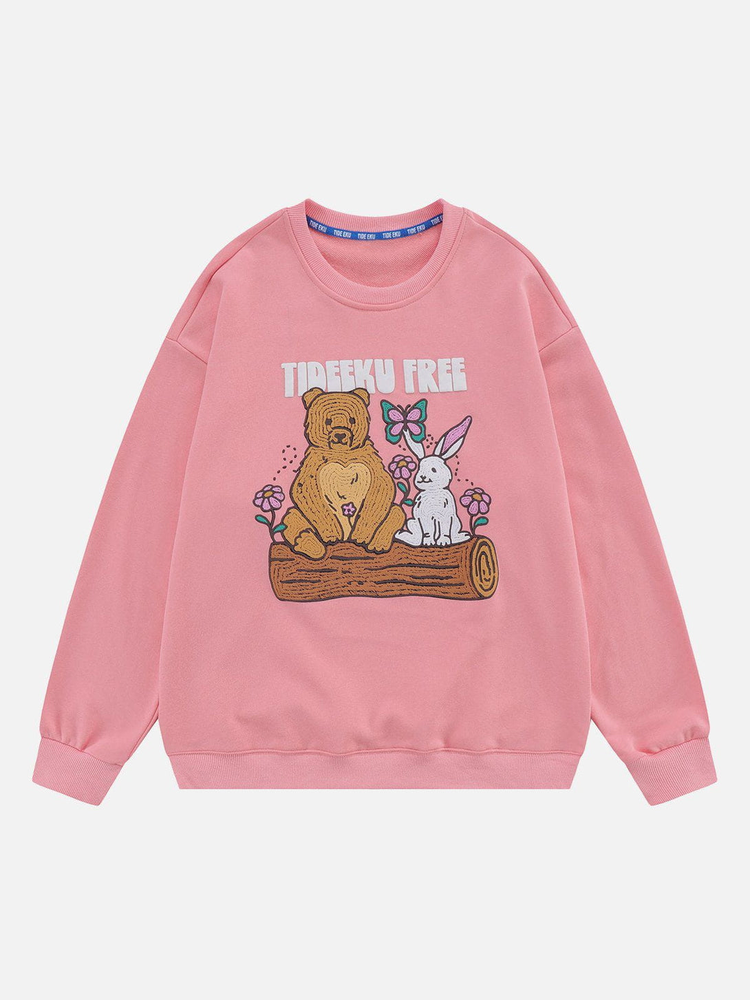 AlanBalen® - Embroidery Bear Rabbit Sweatshirt AlanBalen