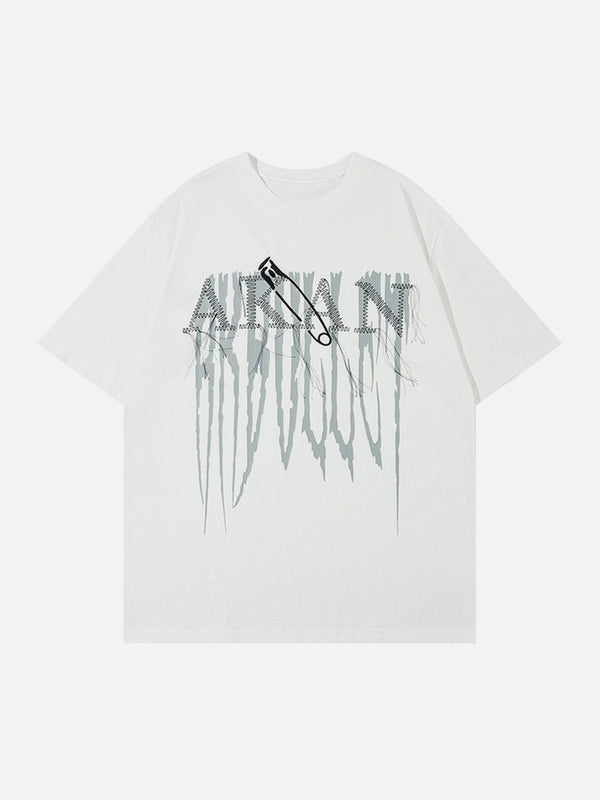 AlanBalen® - Embroidery Bullet Print Tee AlanBalen