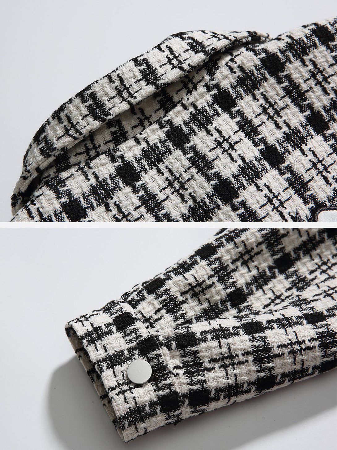 AlanBalen® - Embroidery Checkerboard Jacket AlanBalen