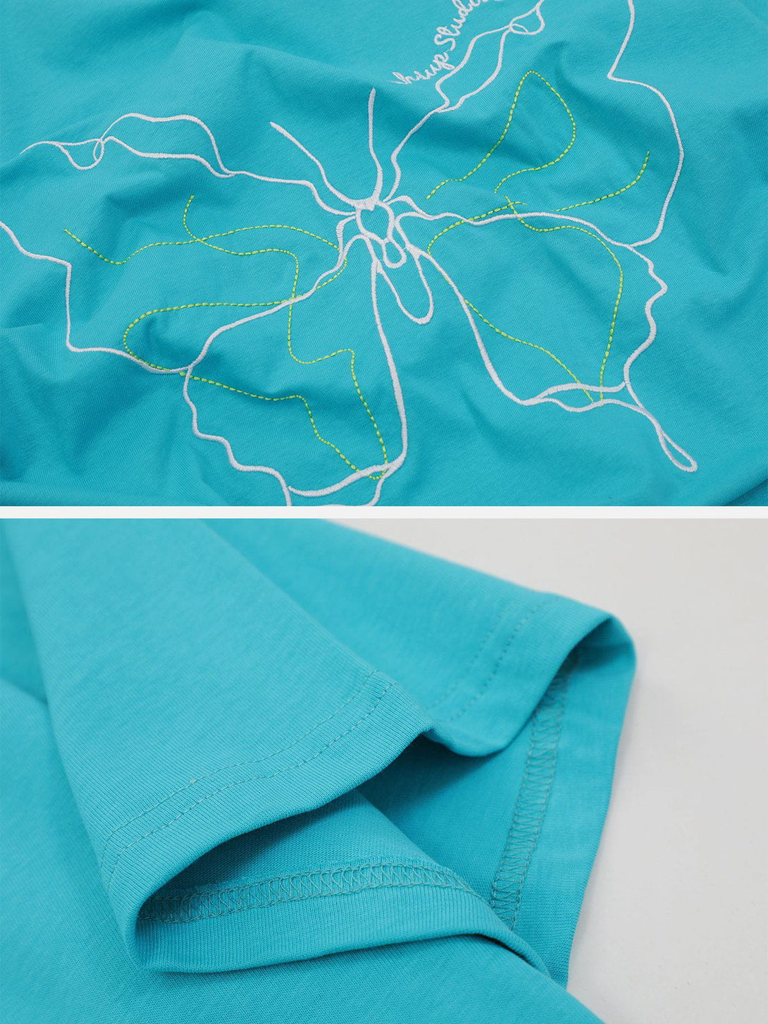 AlanBalen® - Embroidery Line Butterfly Tee AlanBalen