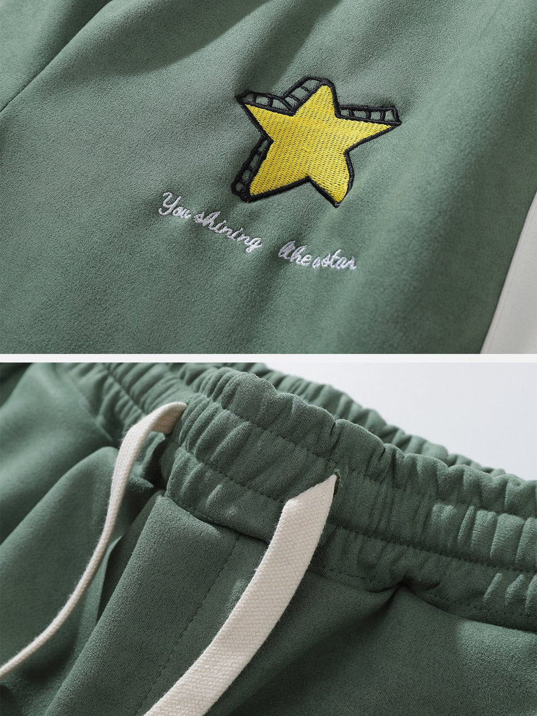 AlanBalen® - Embroidery Stereoscopic Star Pants AlanBalen