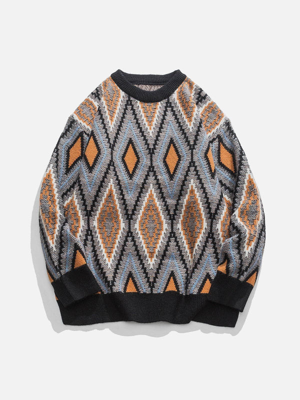 AlanBalen® - Ethnic Style Rhombus Sweater AlanBalen