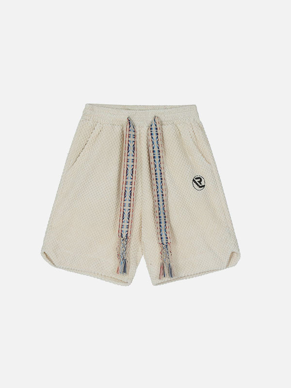 AlanBalen® - Ethnic Woven Drawstring Shorts AlanBalen