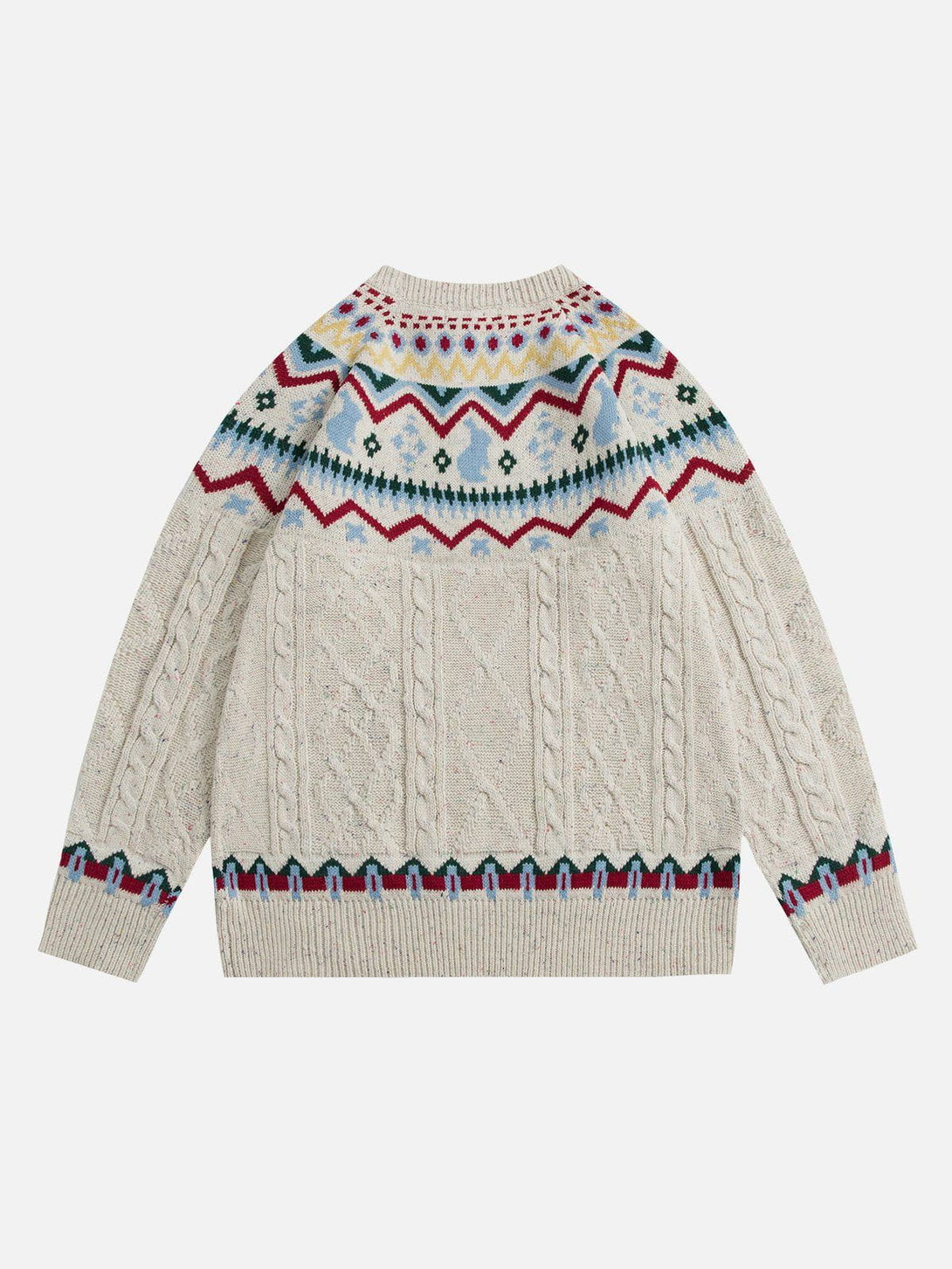 AlanBalen® - Fair Isle Knitted Sweater AlanBalen