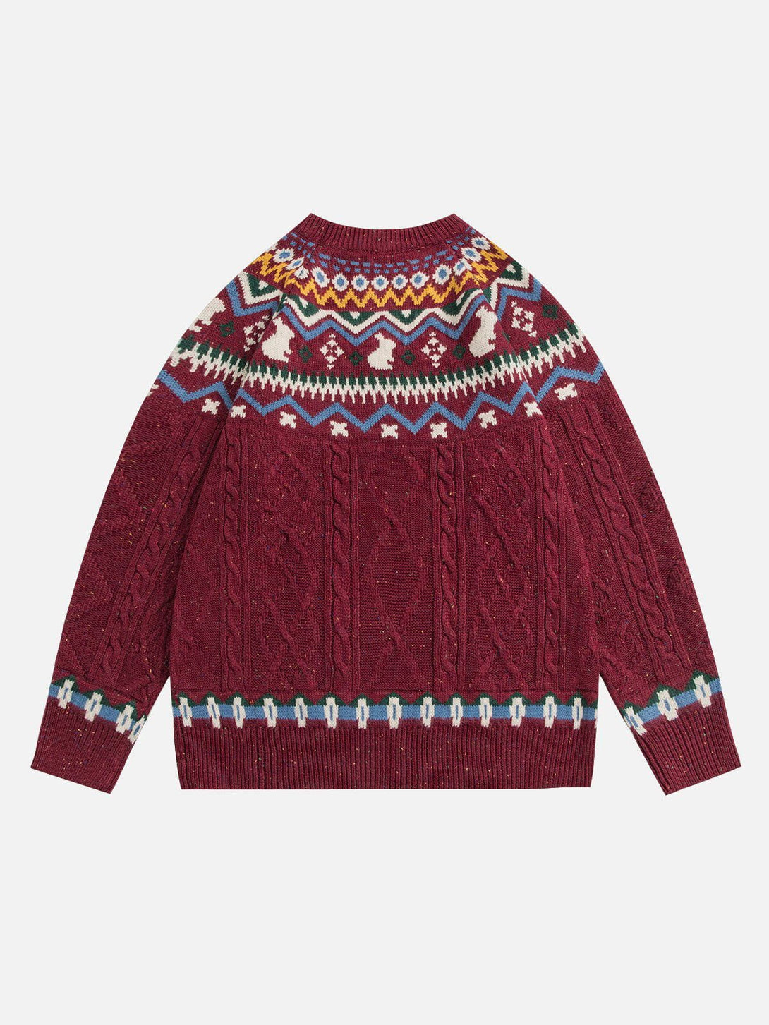 AlanBalen® - Fair Isle Knitted Sweater AlanBalen